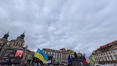 FOTO: Demonstrace na Staroměstském náměstí
