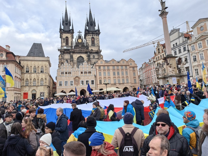 FOTO: Demonstrace na podporu Ukrajiny. – stránka 15