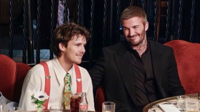 FOTO: Cruz Beckham se svým otcem Davidem.