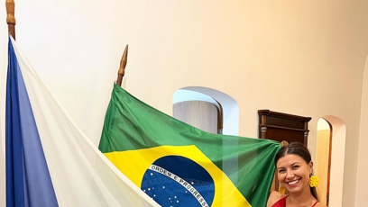 FOTO: Veronika Lálová v Brazílii reprezentuje Českou republiku.