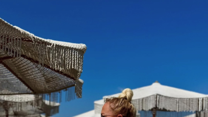 FOTO: Zuzana Belohorcová na dovolené.