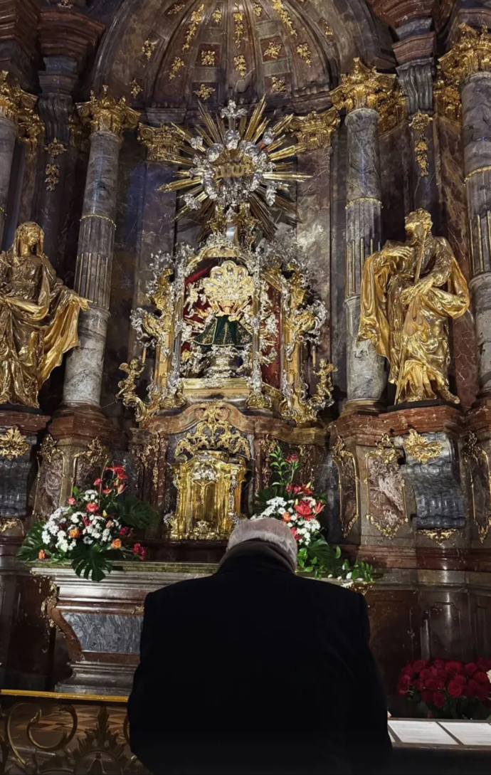 FOTO: Martin Scorsese v pražském kostele.