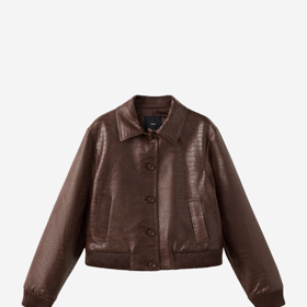 Přechodová bunda z umělé kůže, Mango, 1849 Kč