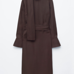 Midi šaty se šálovým výstřihem, & Other Stories, 4790 Kč