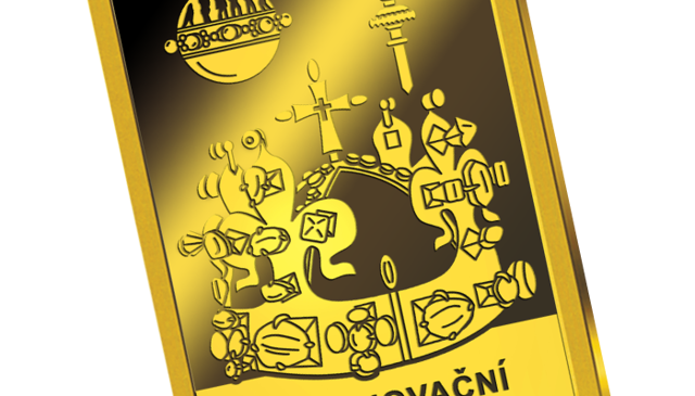 Korunovační klenoty na cihličce z ryzího zlata za 990 Kč. Mimořádná příležitost pro každého Korunovační klenoty na cihličce z ryzího zlata za 990 Kč. Mimořádná příležitost pro každého