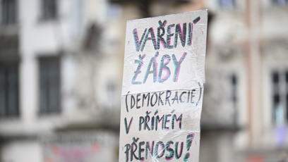 FOTO: Demonstranti mají jasno.