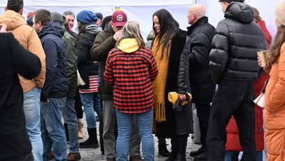 FOTO: Jitka Čvančarová dorazila do centra Prahy.