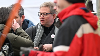 FOTO: Na demonstraci dorazil i Aleš Cibulka.