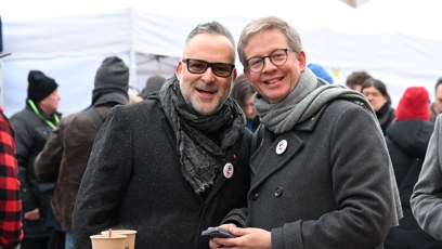 FOTO: Aleš Cibulka s manželem Michalem Jagelkou.
