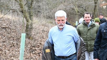 FOTO: Petr Pavel si v jednu chvíli musel rozepnout bundu.