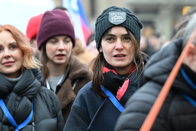 FOTO: Na demonstraci dorazila také Sarah Haváčová. – stránka 6
