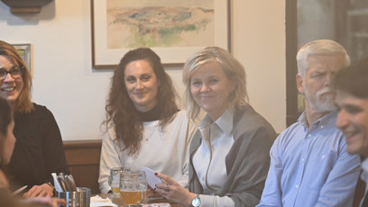 FOTO: Eva Pavlová si posezení užívala.