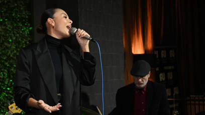 FOTO: Monika Bagárová zazpívala ve FU clubu.