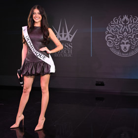 Dominique Alagia na semifinále Miss Czech Republic 2026.