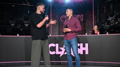 FOTO: Moderátoři Vláďa Kadlec a Tomáš Le Sy.