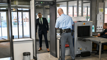 FOTO: Jan Souček u Obvodního soudu pro Prahu 4.