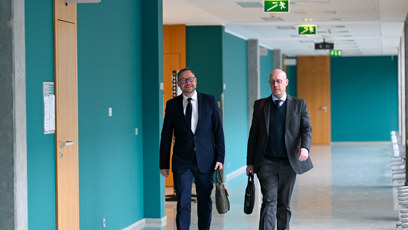 FOTO: Jan Souček u Obvodního soudu pro Prahu 4.