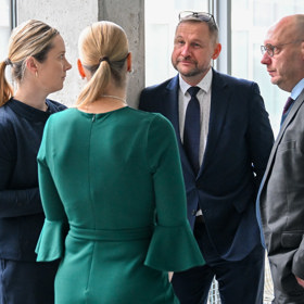 Jan Souček u Obvodního soudu pro Prahu 4.