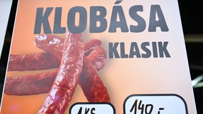 FOTO: Klobása podražila.