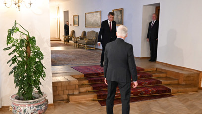 FOTO: Prezident Petr Pavel se setkal s premiérem Andrejem Babišem.