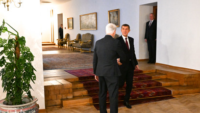 FOTO: Prezident Petr Pavel se setkal s premiérem Andrejem Babišem.