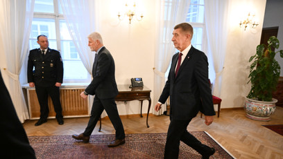 FOTO: Prezident Petr Pavel se setkal s premiérem Andrejem Babišem.