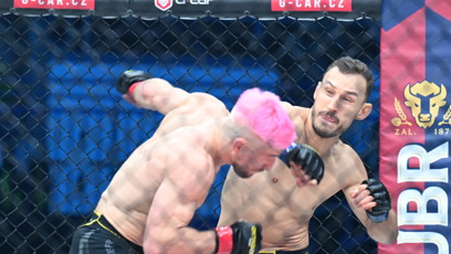 FOTO: Jozef Wittner během zápasu s Davidem Kozmou.