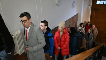 FOTO: U soudu bylo rušno.