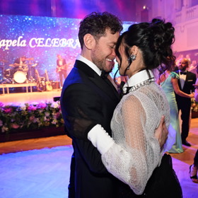 Miroslav Dubovický se Sarah Vu při tanci.