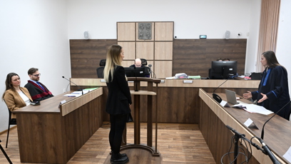 FOTO: Erika Eliášová během výpovědi.