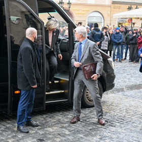 Petr Pavel a Eva Pavlová navštívili pražského primátora. 