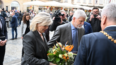 FOTO: Petr Pavel a Eva Pavlová navštívili pražského primátora.