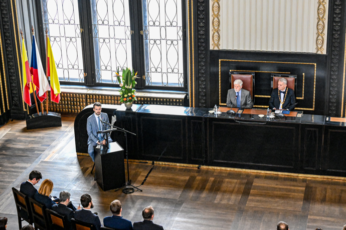 FOTO: Petr Pavel na pražské radnici.