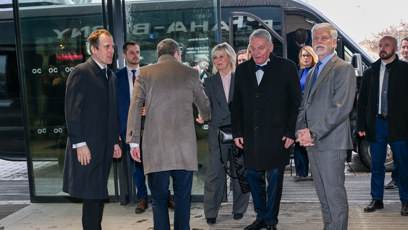 FOTO: Petr Pavel s Bohuslavem Svobodou a starostou Janem Čižinským.