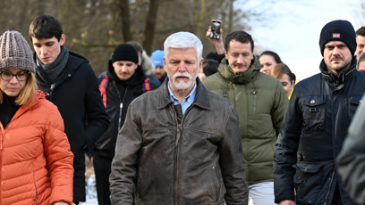 FOTO: Petr Pavel v čele procházky.