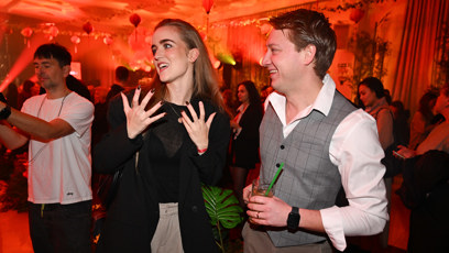 FOTO: Amélie Pokorná se dobře bavila s Ondřejem Krausem.