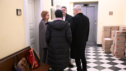 FOTO: K soudu dorazil také moderátor Jan Kraus a exmanželka Jana Krausová.