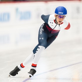 Metoděj Jílek jel závod na 5000 metrů.