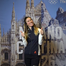 Snowboardistka Eva Adamczyková.