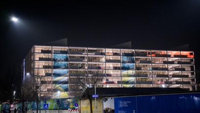 FOTO: Olympijská vesnička v Miláně.