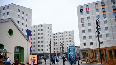 FOTO: Olympijská vesnička v Miláně.