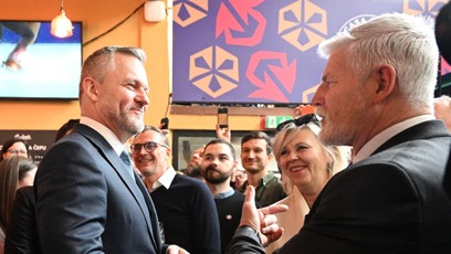 FOTO: Manželé Pavlovi se setkali i se slovenským prezidentem Peterem Pellegrinim.