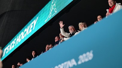 FOTO: Petr Pavel s manželkou na ZOH v Itálii.