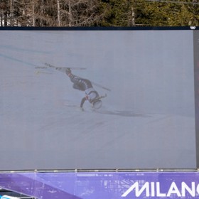 Děsivý pád Lindsey Vonn. 