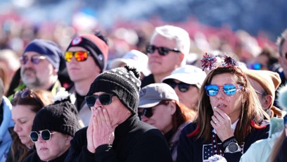 FOTO: Lidé byli z pádu Lindsey Vonn v šoku.