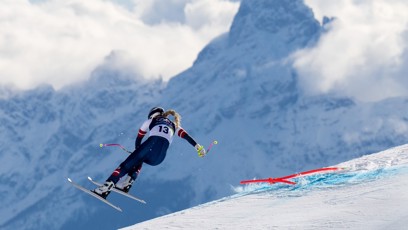 FOTO: Děsivý pád Lindsey Vonn.