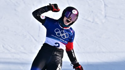 FOTO: Zuzana Maděrová se raduje z olympijského zlata.