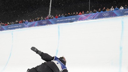 FOTO: Čche Ka-on spadla a pak přesto vyhrála.