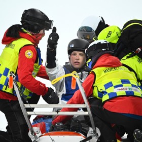 Elias Lajunen ukazoval palec nahoru.