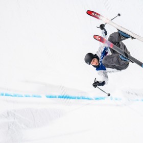 Elias Lajunen nezvládl skok.